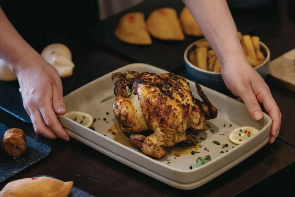 Pollo a l'ast baru foods en Sant Fruitós de Bages